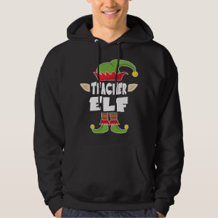 Elf Squad Lehrerin Elf Teaching Weihnachts Elf Kos Hoodie