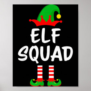 Elf-Squad passende Familien-Weihnachten  Poster