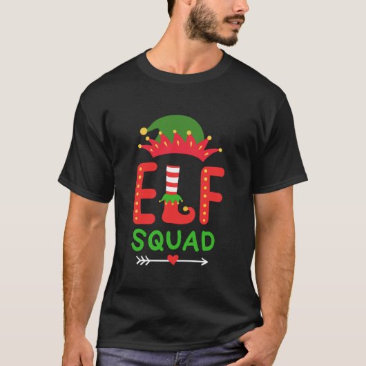 Elf-Squad-Weihnachts-Matching  T-Shirt (Vorderseite)