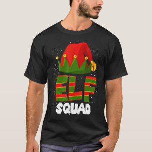 Elf Squad Weihnachtselfen Familie Matching Pajamas T-Shirt