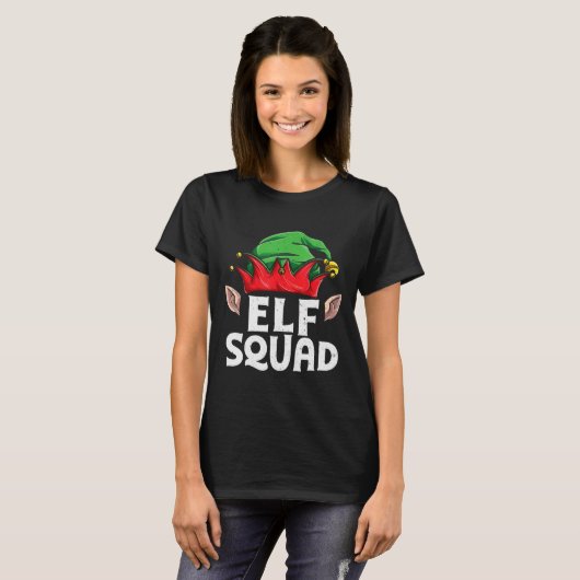 Elf Squad Weihnachtselfen Familie Matching Py T-Shirt (Vorne ganz)