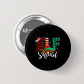 Elf Squad Weihnachtsfamilie Match Santa Xm Button (Vorne & Hinten)