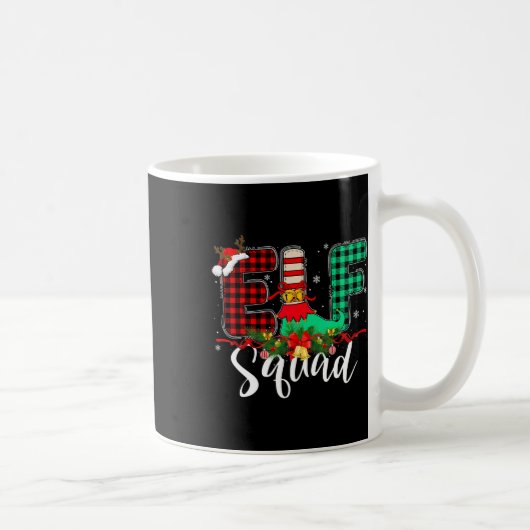 Elf Squad Weihnachtsfamilie Match Santa Xm Kaffeetasse (Rechts)