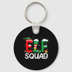 Elf Squad Weihnachtsfamilie Matching Pajamas Kids  Schlüsselanhänger