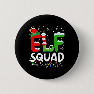 Elf Squad Weihnachtsfamilie Matching Xmas Elf Paja Button