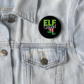 Elf Squad Weihnachtsgeschenk Button (Beispiel)