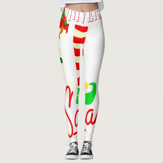 Elf Squad Weihnachtsgeschenk für die Universität Leggings (Vorderseite)