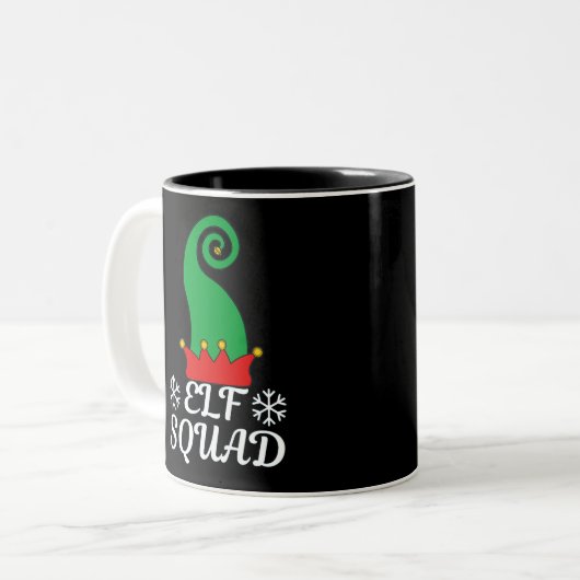 Elf Squad Zweifarbige Tasse (Vorderseite Links)