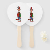 Elf Standing At Attention paddle hand fans Fächer (Vorne und Hinten)