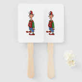 Elf Standing At Attention rectangle hand fans Fächer (Vorne und Hinten)