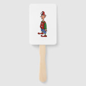 Elf Standing At Attention rectangle hand fans Fächer (Rückseite)