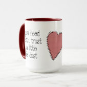 Elf-Staub-Kaffeetasse Tasse (Vorderseite Links)