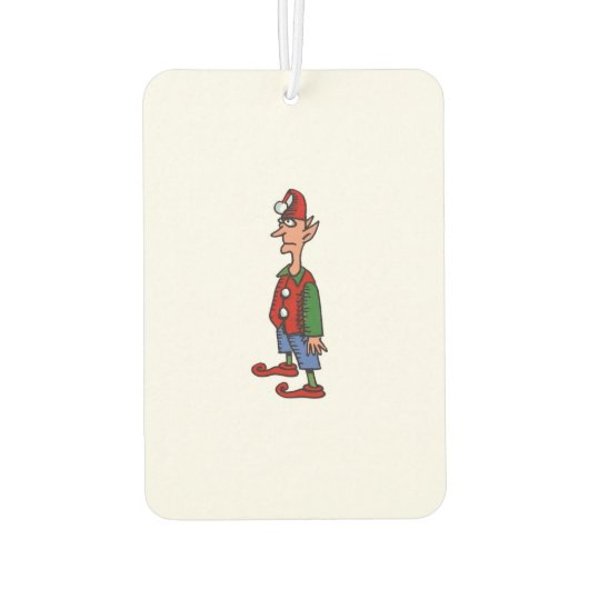 Elf Stehend Achtung, Auto-Lufterfrischer Autolufterfrischer (Rückseite)