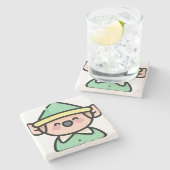 Elf Steinuntersetzer (Seitenansicht)