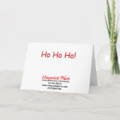 Elf Storage Weihnachtskarte Feiertagskarte (Rückseite)