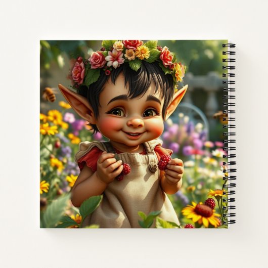 Elf Strawberry Notizblock (Rückseite)