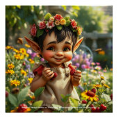 Elf Strawberry Poster (Vorderseite)