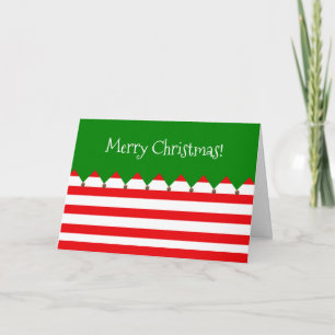 Elf Style Weihnachtskarte Feiertagskarte