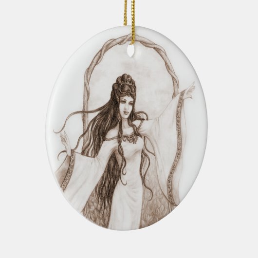 Elf-Tanzen Keramikornament (Rechts)