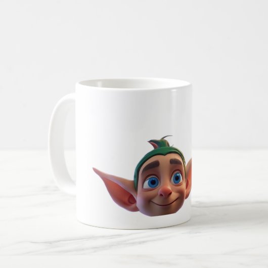 ELF-TASSE und CUPS Kaffeetasse (Vorderseite Links)