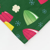 Elf the Movie Candy Pattern Fleecedecke (Ecke)