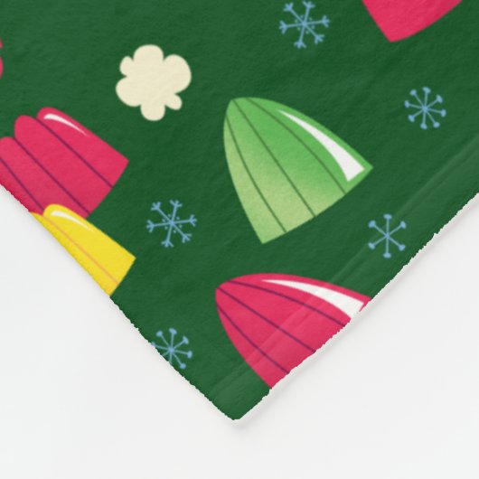 Elf the Movie Candy Pattern Fleecedecke (Ecke)