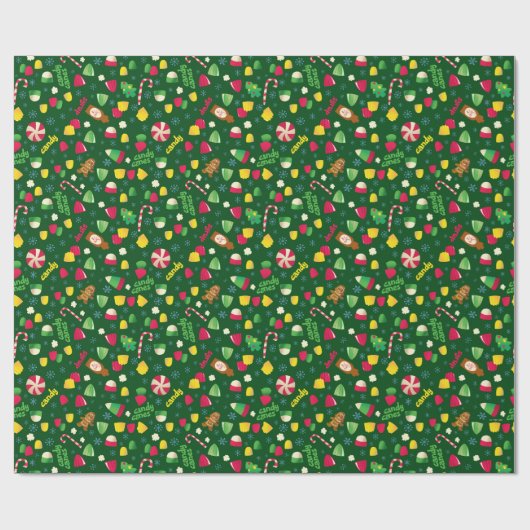 Elf the Movie Candy Pattern Geschenkpapier (Flach)