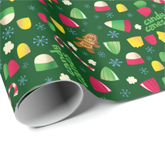 Elf the Movie Candy Pattern Geschenkpapier (Rolleneckpunkt)