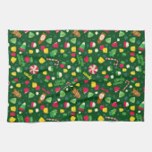 Elf the Movie Candy Pattern Geschirrtuch (Horizontal)