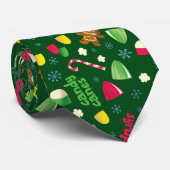 Elf the Movie Candy Pattern Krawatte (Gerollt)