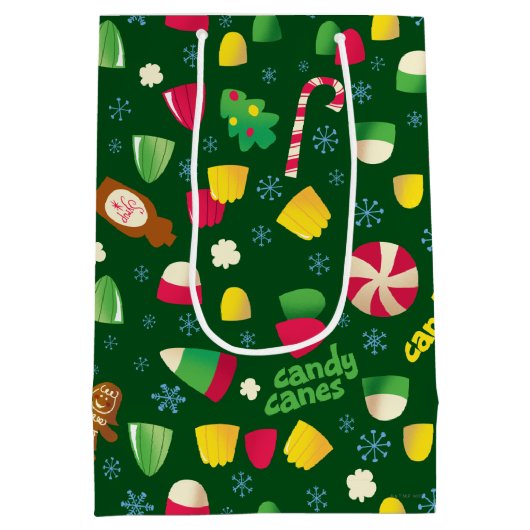 Elf the Movie Candy Pattern Mittlere Geschenktüte (Rückseite)