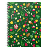 Elf the Movie Candy Pattern Notizblock (Vorderseite)