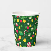 Elf the Movie Candy Pattern Pappbecher (Rückseite)