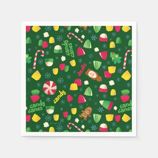 Elf the Movie Candy Pattern Serviette (Vorderseite)