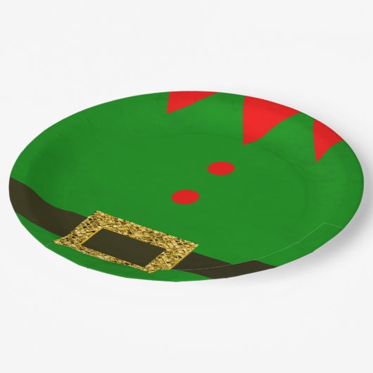 Elf Themed Paper Tellers Pappteller (Schrägansicht)
