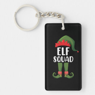 Elf-Truppe Lustige Familie Passende Weihnachten  Schlüsselanhänger