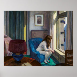 Elf Uhr Edward Hopper Poster