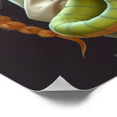 Elf und Baby-Drache Poster (Ecke)