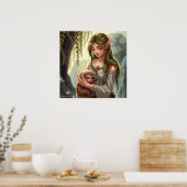 Elf und Baby Poster (Küche)