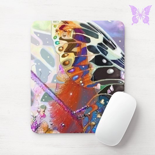 Elf und Butterfly Mousepad