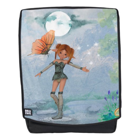 Elf und Butterfly Rucksack (Vorderseite)