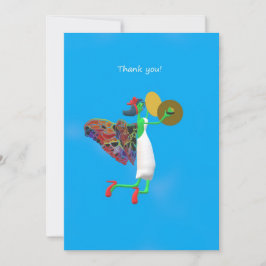 Elf und Cymbols Dankeskarte