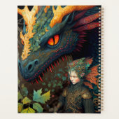 Elf und Dragon Fantasy Art Planer (Rückseite)