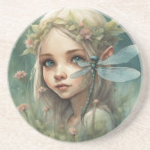 Elf und Dragonfly 3 Getränkeuntersetzer (Vorne)