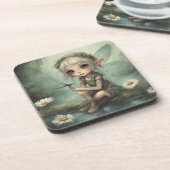 Elf und Dragonfly 5 Getränkeuntersetzer (Linke Seite)