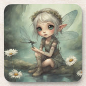 Elf und Dragonfly 5 Getränkeuntersetzer (Vorderseite)