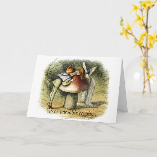 Elf und Fairy Karte (Gelbe Blume)