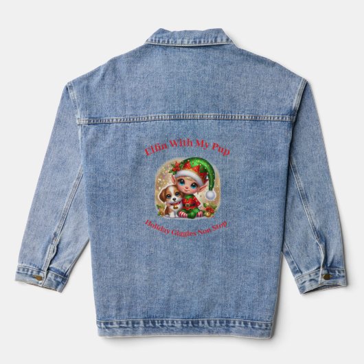 Elf und Puppy Denim Jacket Jeansjacke (Rückseite)