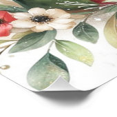 Elf und Rentier Poster (Ecke)