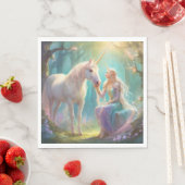 Elf Unicorn Paper Serviette (Beispiel)
